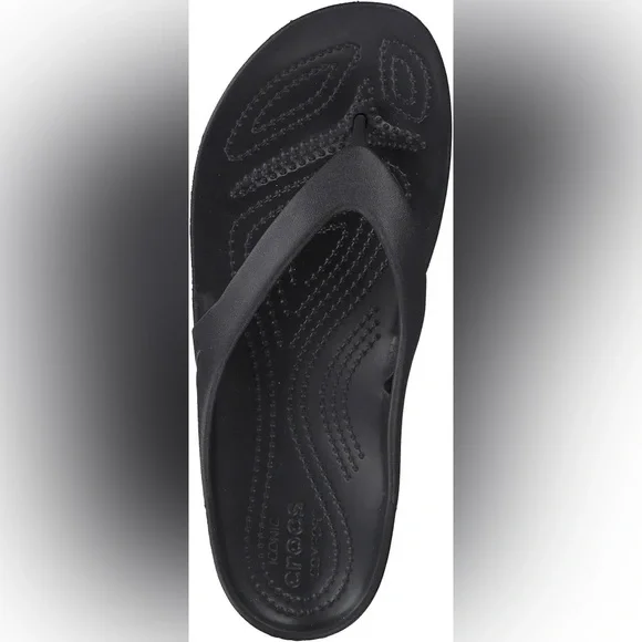 CROCS Kadee II Flip New w/ Tags - Black Size 8 - Picture 5 of 9